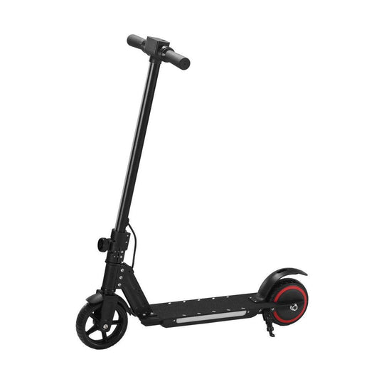 Buy Electric Scooter 130W 16KM/H LED Light Folding Portable Riding Commuter Black discounted | Products On Sale Australia