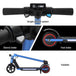 Buy Electric Scooter 130W 16KM/H LED Light Folding Portable Riding Commuter Blue discounted | Products On Sale Australia