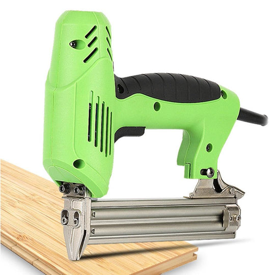 Buy Electric Staple Gun Straight Nail Nailer Framing Heavy Duty Woodworking Stapler discounted | Products On Sale Australia