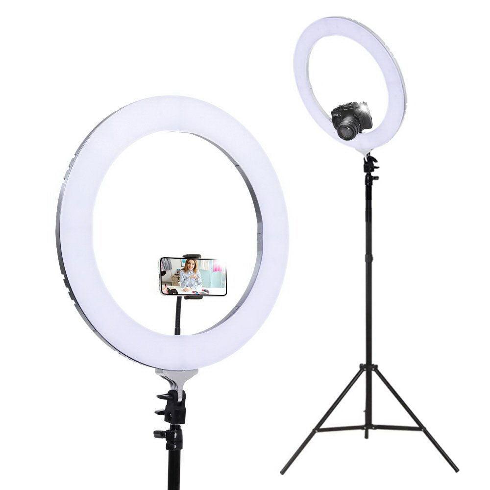 Buy Embellir Ring Light 19" Tripod Stand Silver discounted | Products On Sale Australia