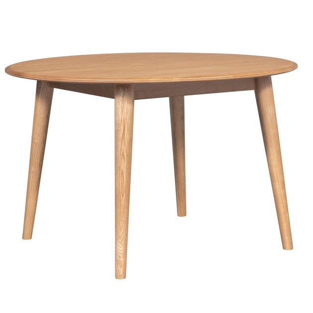 Emilio 120cm Round Dining Table Scandinavian Style Solid Ash Wood Oak Products On Sale Australia | Furniture > Dining Category