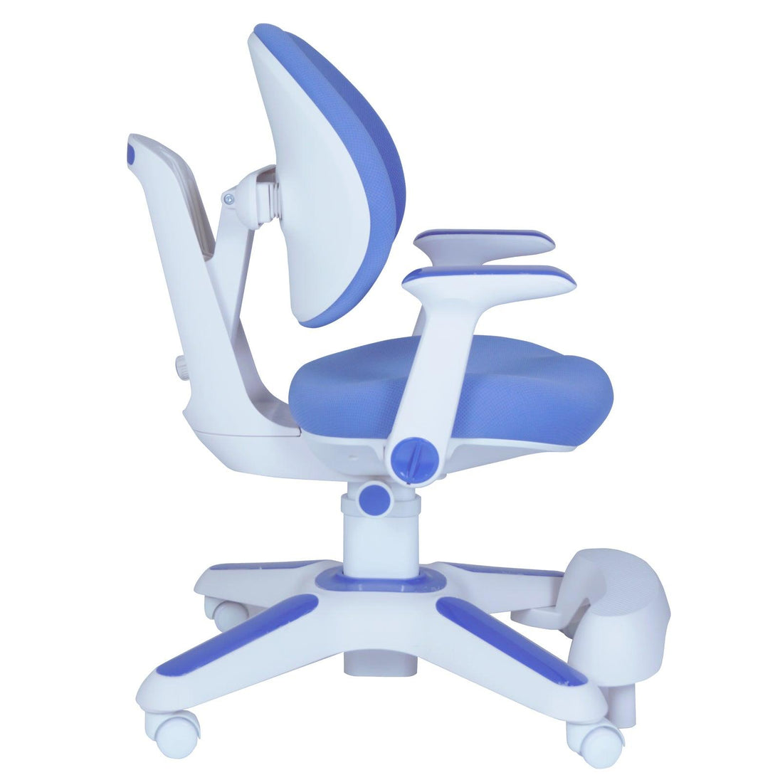 Buy Ergonomic Children Kids Study Desk and Chair Set Height Adjustable - Blue discounted | Products On Sale Australia