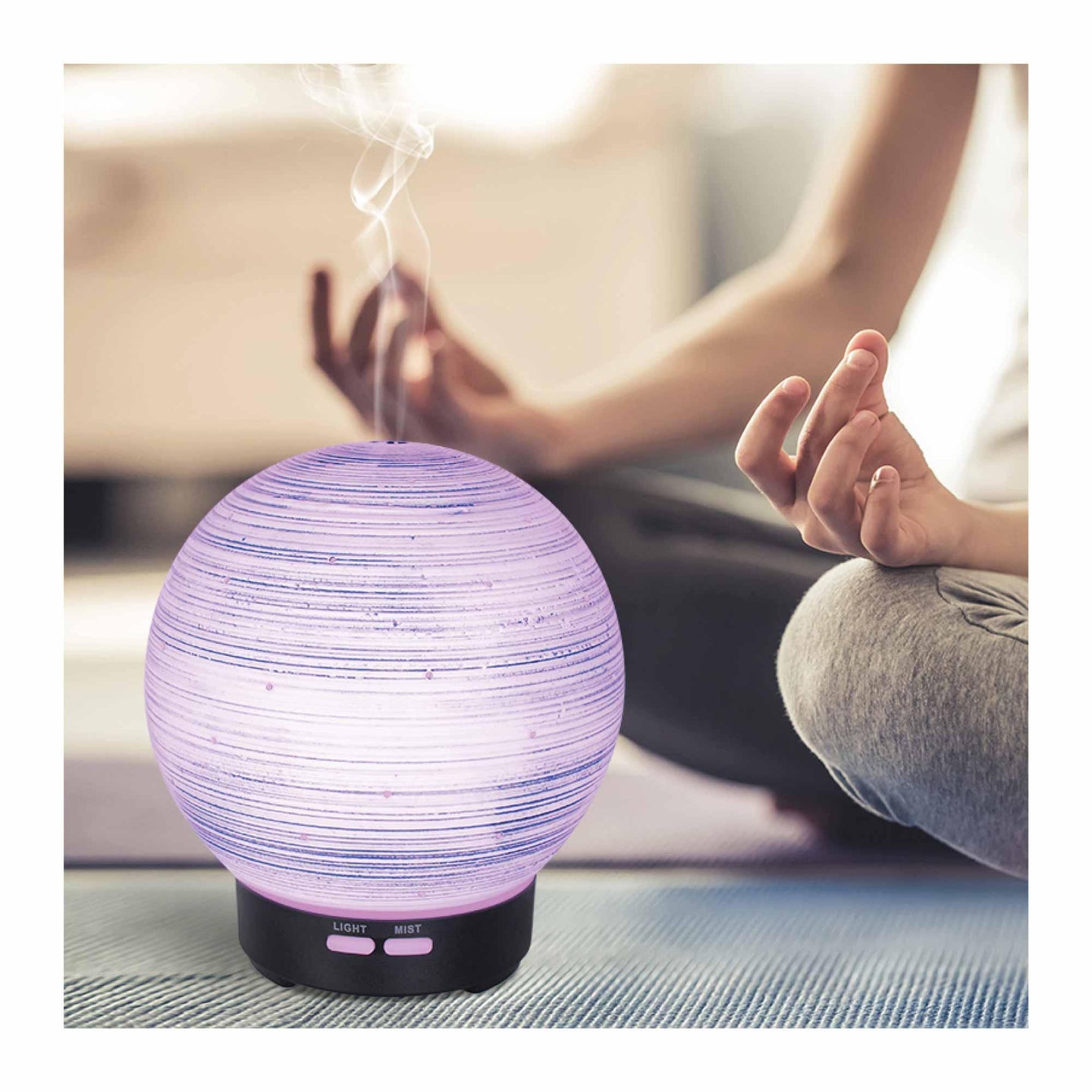 Buy Essential Oil Aroma Diffuser - 100ml Ball Aromatherapy Ultrasonic Humidifier discounted | Products On Sale Australia