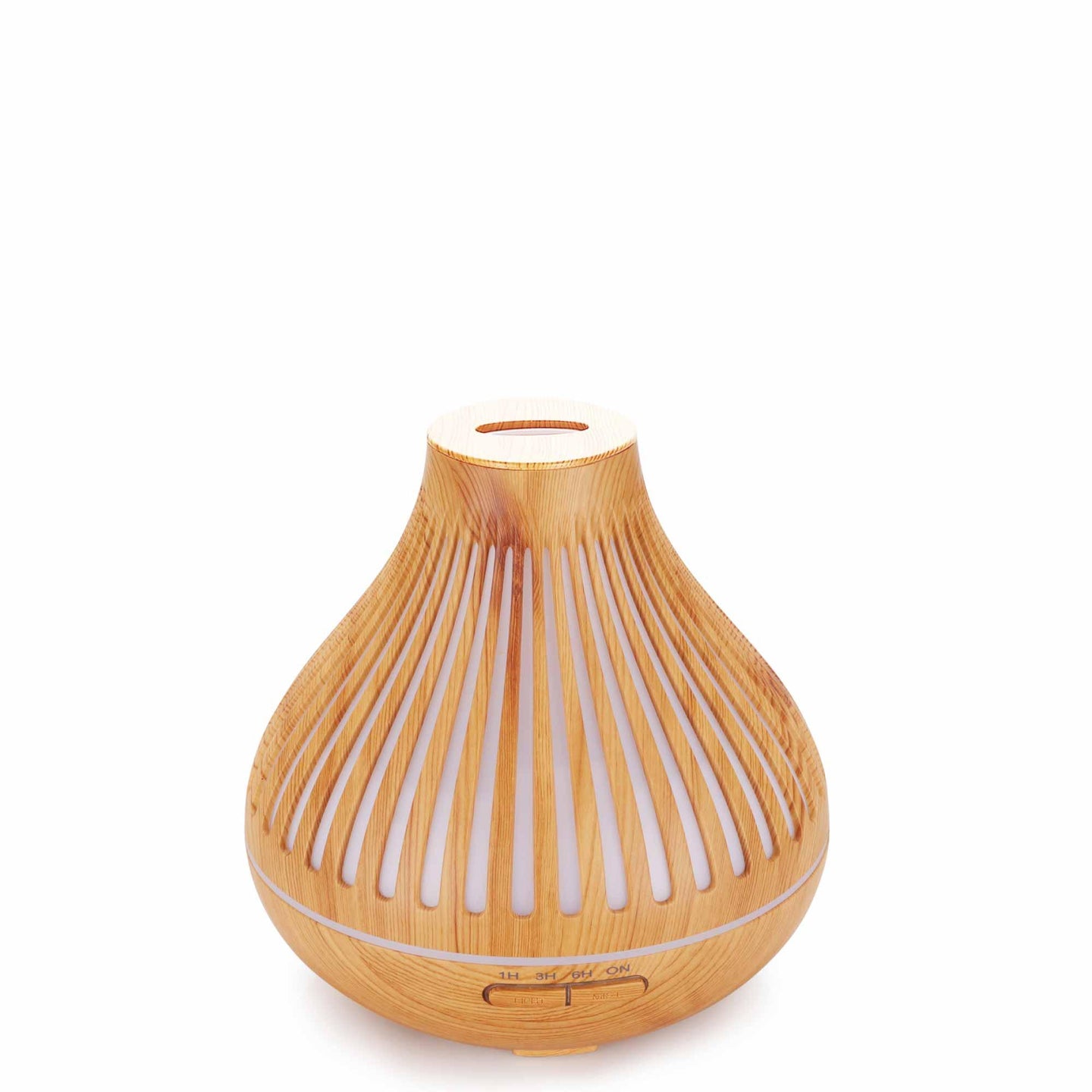 Buy Essential Oil Aroma Diffuser and Remote - 500ml Flat Top Wood Mist Humidifier discounted | Products On Sale Australia