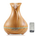 Buy Essential Oil Aroma Diffuser Tulip Light Wood Colour Ultrasonic Mist Humidifier discounted | Products On Sale Australia