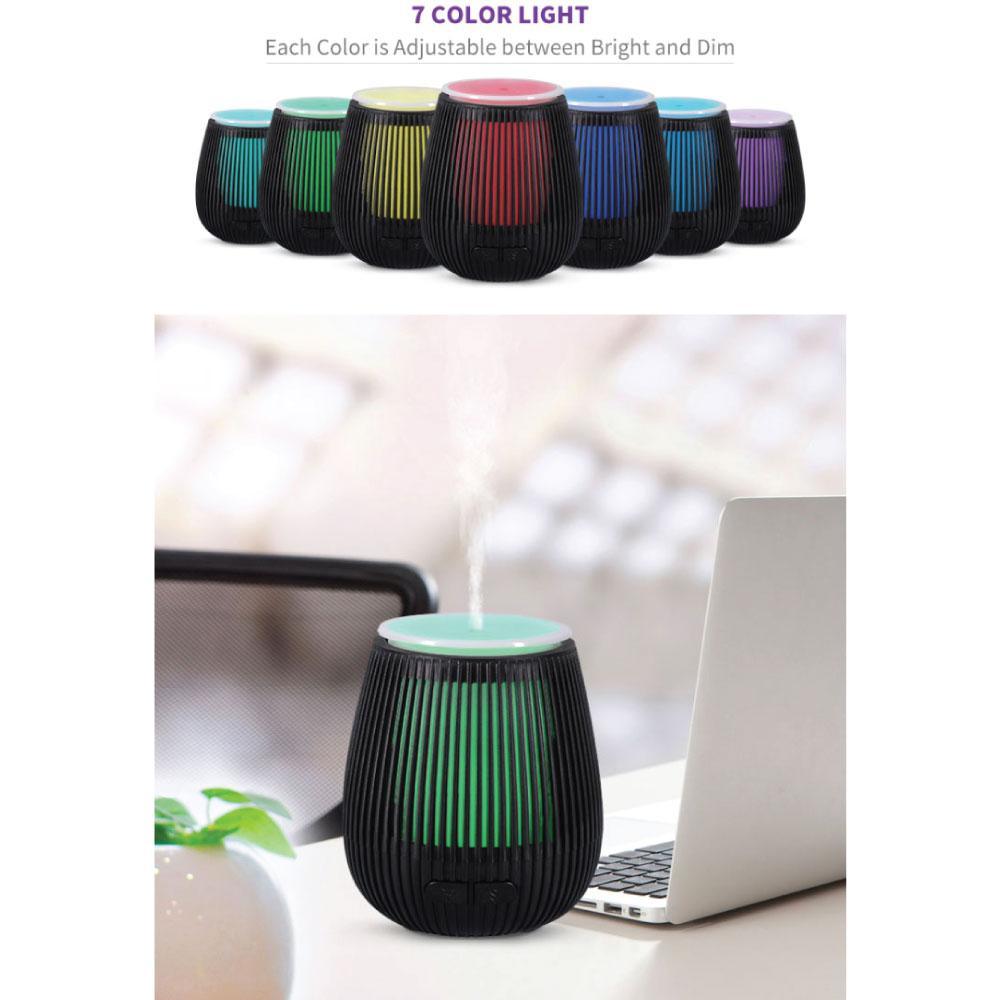 Buy Essential Oil Aroma Diffuser USB - 100ml Black Portable Ultrasonic Car Humidifier discounted | Products On Sale Australia