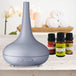 Buy Essential Oil Diffuser Ultrasonic Humidifier Aromatherapy LED Light 200ML 3 Oils - Matte Grey discounted | Products On Sale Australia