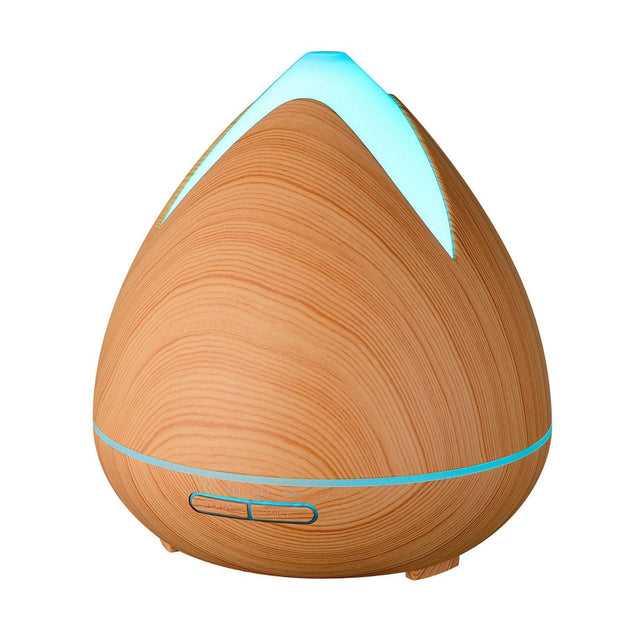 Buy Essential Oils Ultrasonic Aromatherapy Diffuser Air Humidifier Purify 400ML - Light Wood discounted | Products On Sale Australia