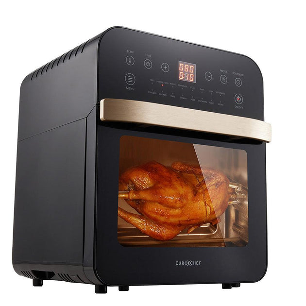 Buy EUROCHEF 16L Air Fryer Electric Digital Airfryer Rotisserie Dry Large Big Cooker discounted | Products On Sale Australia