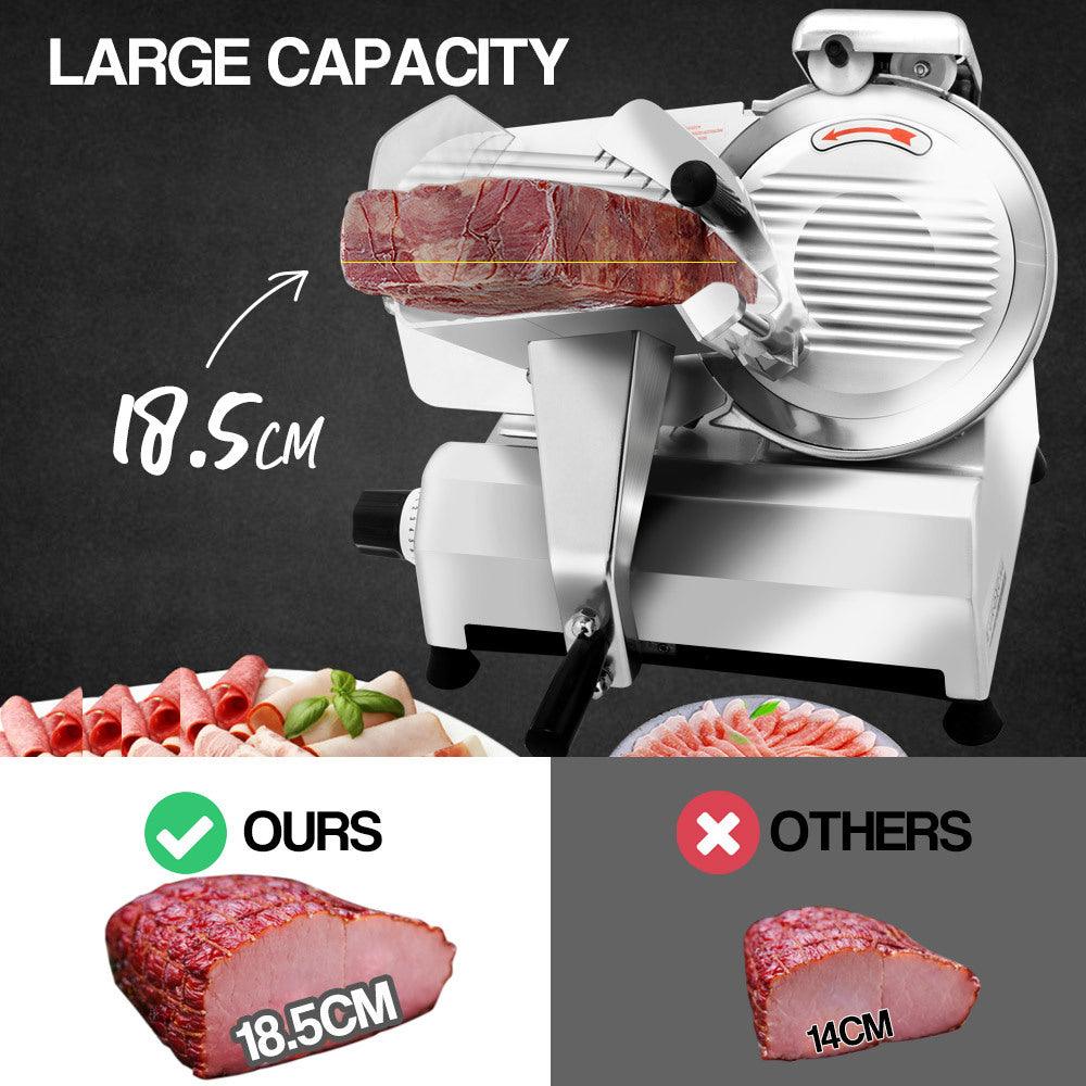 Buy EuroChef Commercial 10 Meat Slicer Food Cutting Machine Electric Deli Shaver discounted | Products On Sale Australia