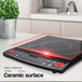 Buy EuroChef Electric Induction Portable Cooktop Ceramic Hot Plate Kitchen Cooker 10AMP discounted | Products On Sale Australia