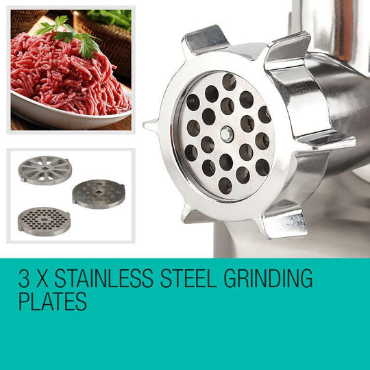 Buy EuroChef Meat Grinder Electric Mincer Sausage Filler Kebbe Maker discounted | Products On Sale Australia