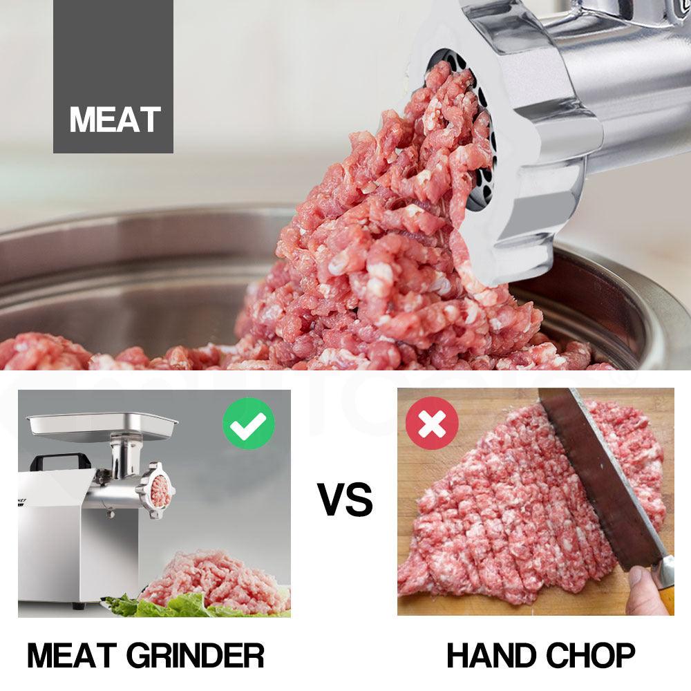 Buy EUROCHEF Meat Grinder Mincer Food Commercial Electric Machine Chopper Shredder discounted | Products On Sale Australia