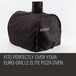 Buy EuroGrille Deluxe Pizza Oven Cover - Elite Fitted Weather Protector discounted | Products On Sale Australia