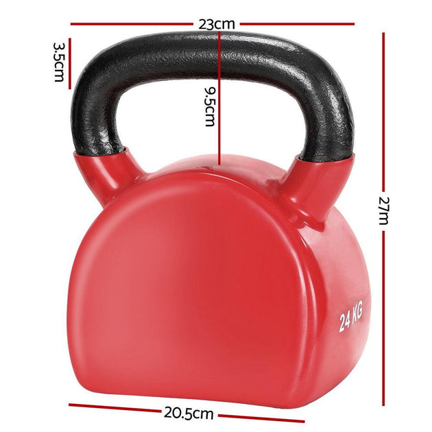 Buy Everfit 24kg Kettlebell Set Weightlifting Bench Dumbbells Kettle Bell Gym Home | Products On Sale Australia