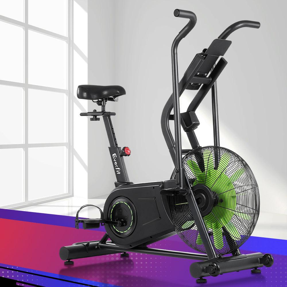 Everfit Air Bike Dual Action Exercise Bike Fitness Home Gym Cardio Products On Sale Australia | Sports & Fitness > Bikes & Accessories Category