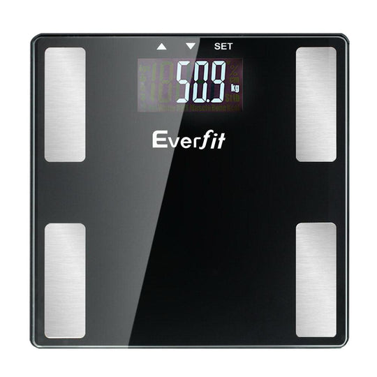 Buy Everfit Body Fat Bathroom Scale Weighing Wireless Bluetooth Gym 180KG discounted | Products On Sale Australia