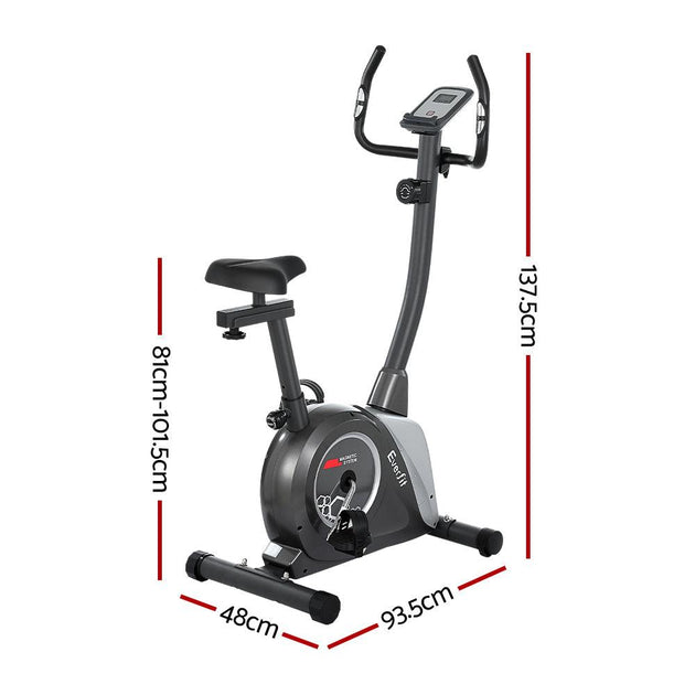 Buy Everfit Magnetic Exercise Bike Upright Bike Fitness Home Gym Cardio | Products On Sale Australia