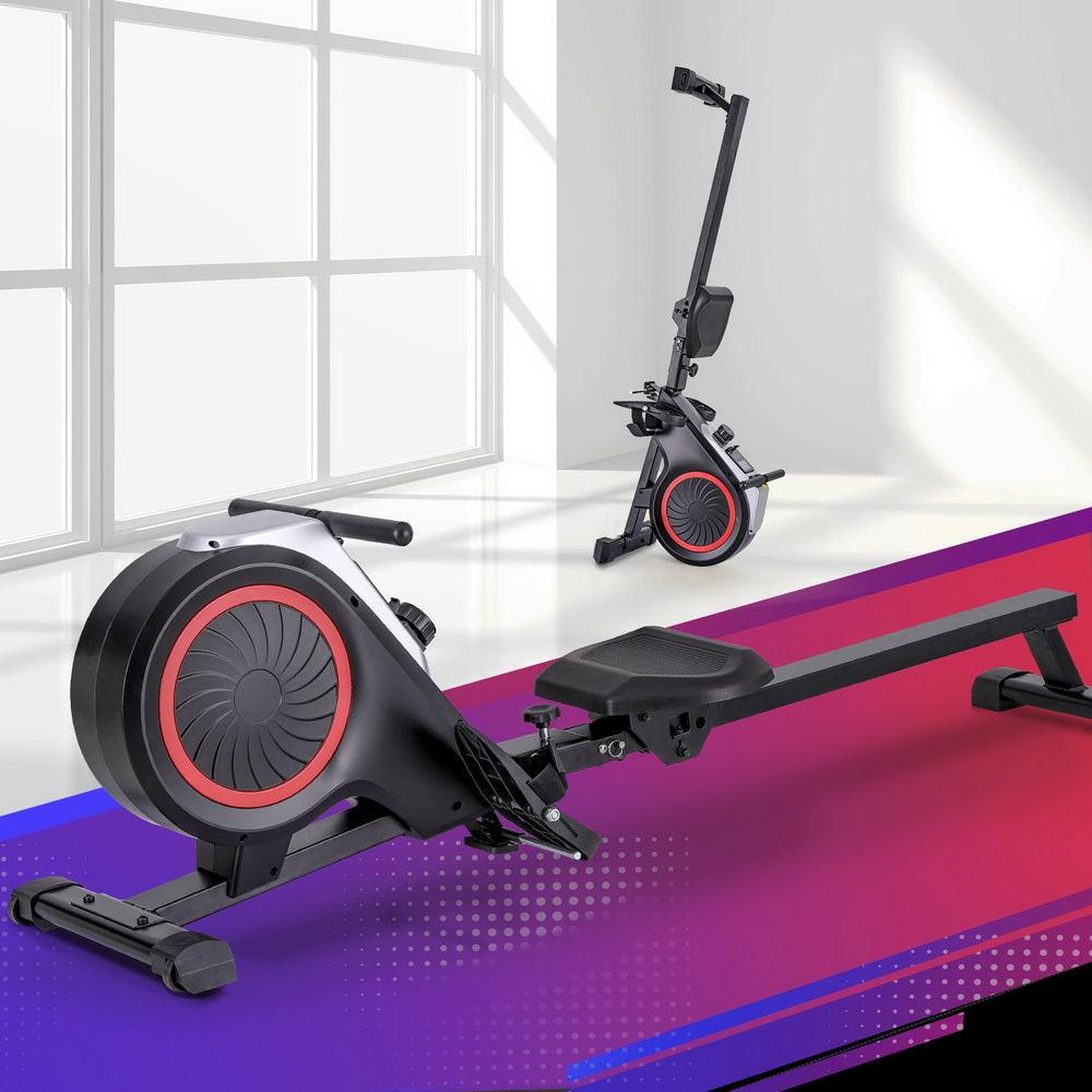 Everfit Rowing Machine 16 Levels Foldable Magnetic Rower Gym Cardio Workout Products On Sale Australia | Sports & Fitness > Fitness Accessories Category