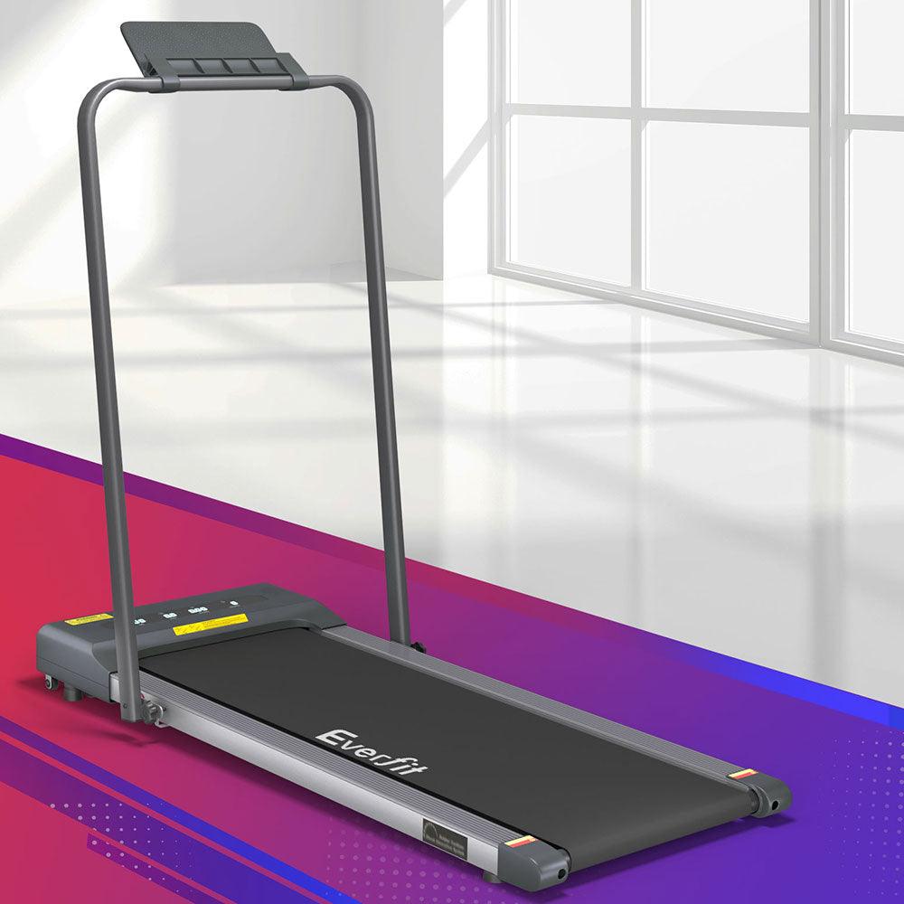 Buy Everfit Treadmill Electric Walking Pad Under Desk Home Gym Fitness 380mm Grey discounted | Products On Sale Australia