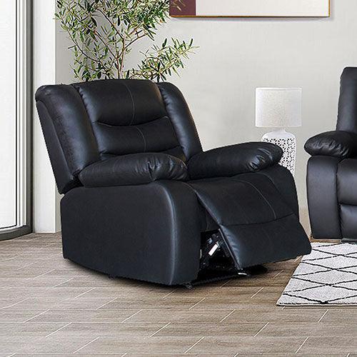 Fantasy Recliner Pu Leather 1R Black Products On Sale Australia | Furniture > Living Room Category