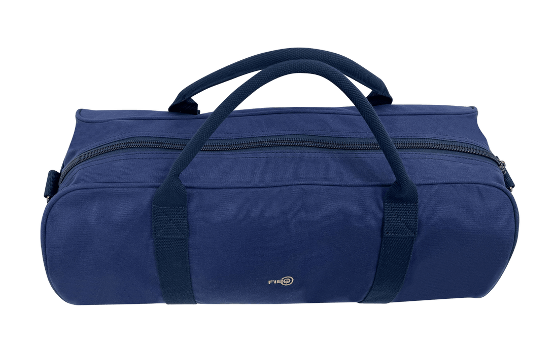FIB Barrell Duffle Bag Travel Cotton Canvas Sports Luggage - Blue Products On Sale Australia | Gift & Novelty > Bags Category