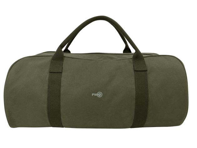 Buy FIB Barrell Duffle Bag Travel Cotton Canvas Sports Luggage - Green | Products On Sale Australia