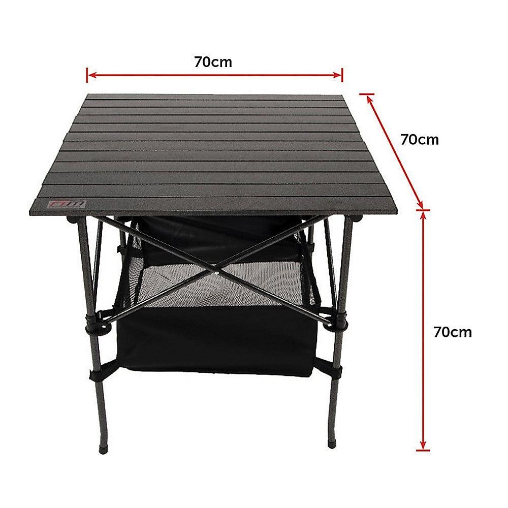 Buy Folding Collapsible Camping Table Caravan RV Heavy Duty Steel & Aluminium discounted | Products On Sale Australia