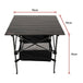 Buy Folding Collapsible Camping Table Caravan RV Heavy Duty Steel & Aluminium discounted | Products On Sale Australia