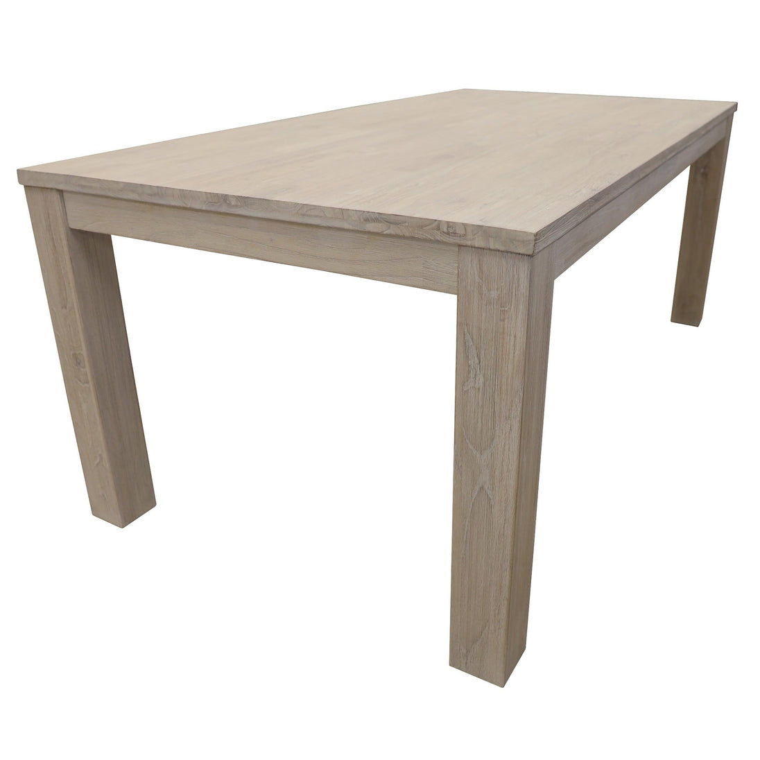 Buy Foxglove Dining Table 150cm Solid Mt Ash Wood Home Dinner Furniture - White discounted | Products On Sale Australia