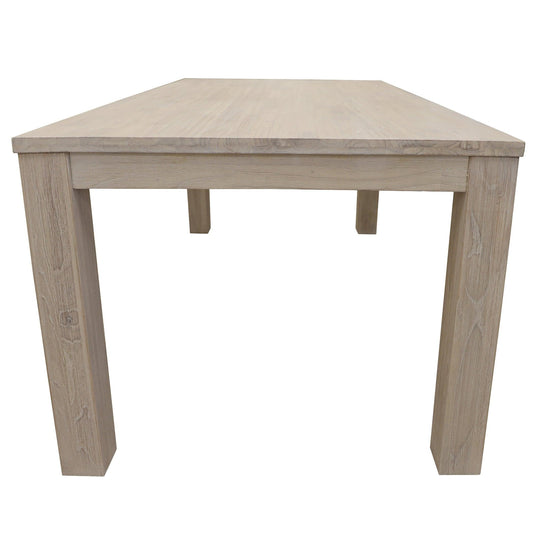 Buy Foxglove Dining Table 150cm Solid Mt Ash Wood Home Dinner Furniture - White discounted | Products On Sale Australia