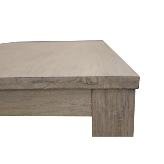 Buy Foxglove Dining Table 190cm Solid Mt Ash Wood Home Dinner Furniture - White discounted | Products On Sale Australia