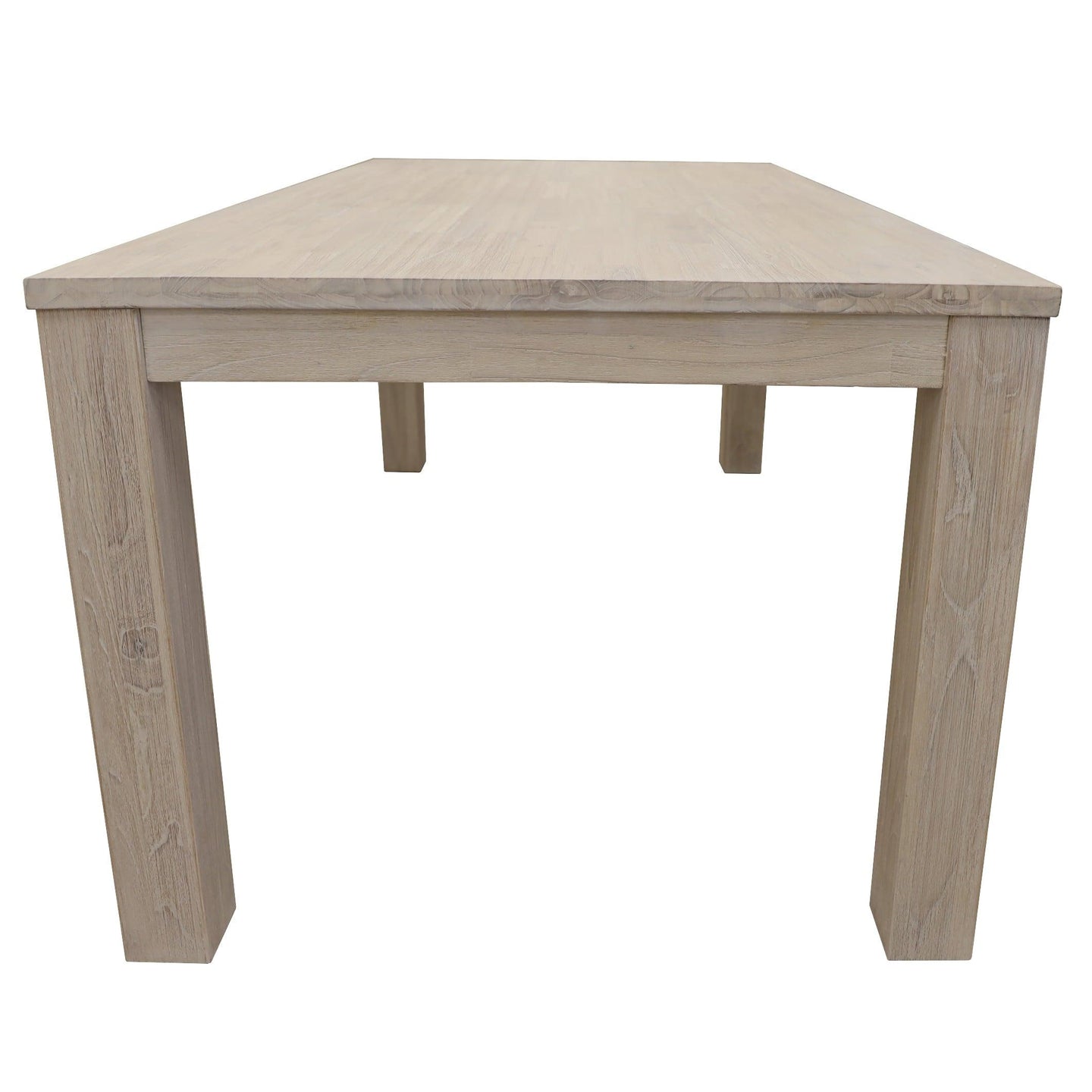 Buy Foxglove Dining Table 225cm Solid Mt Ash Wood Home Dinner Furniture - White discounted | Products On Sale Australia