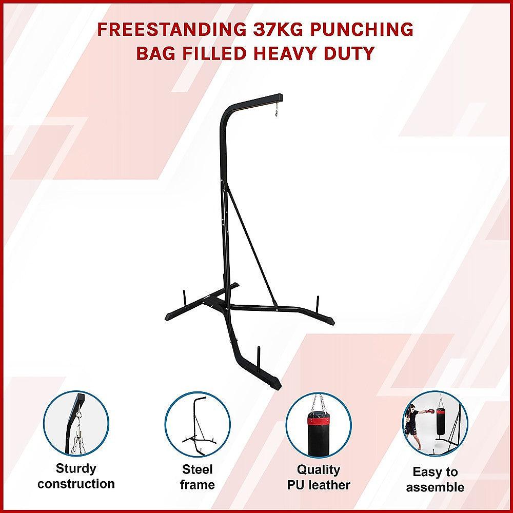 Buy Freestanding 37kg Punching Bag Filled Heavy Duty discounted | Products On Sale Australia