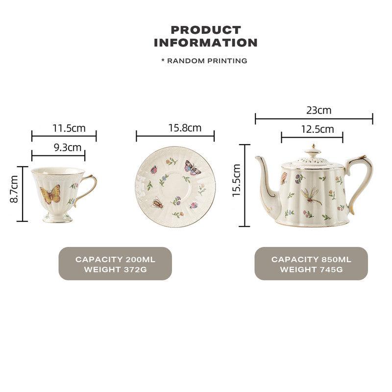 Buy French coffee cup and saucer teapot set discounted | Products On Sale Australia