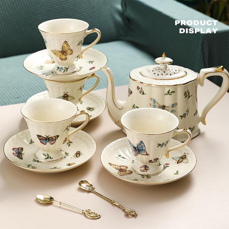 Buy French coffee cup and saucer teapot set discounted | Products On Sale Australia