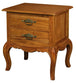 Buy French Provincial 2 Drawer Side Table (Light Pecan) discounted | Products On Sale Australia