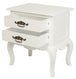 Buy French Provincial 2 Drawer Side Table (White) discounted | Products On Sale Australia