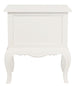 Buy French Provincial 2 Drawer Side Table (White) discounted | Products On Sale Australia