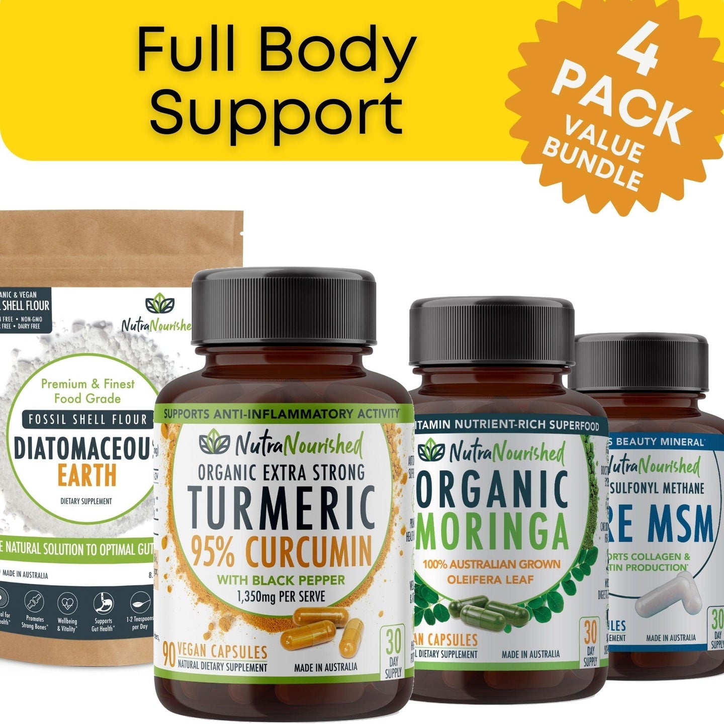 Buy Full Body Support Bundle with essential Supplements discounted | Products On Sale Australia