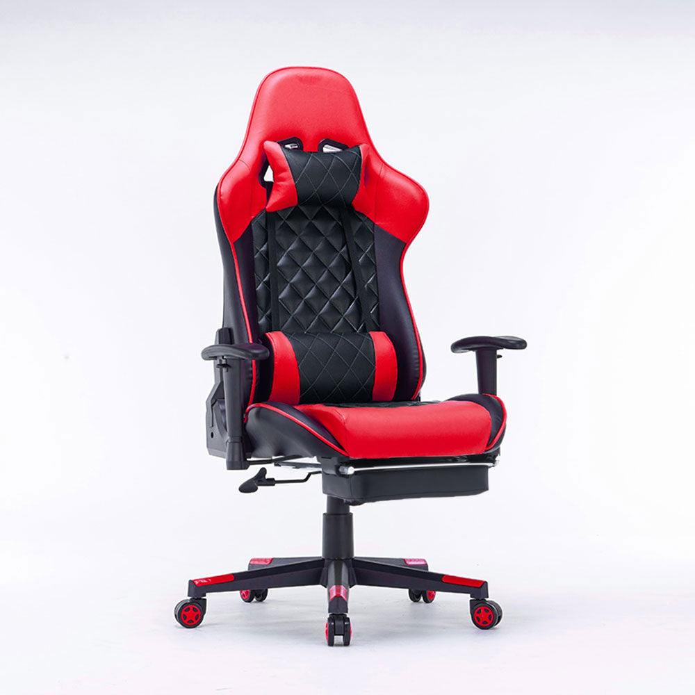 Buy Gaming Chair Ergono Black REdmic Racing chair 165° Reclining Gaming Seat 3D Armrest Footrest discounted | Products On Sale Australia