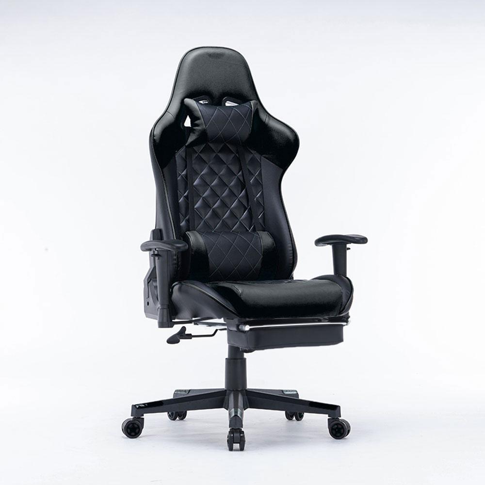 Buy Gaming Chair Ergono Black REdmic Racing chair 165° Reclining Gaming Seat 3D Armrest Footrest discounted | Products On Sale Australia