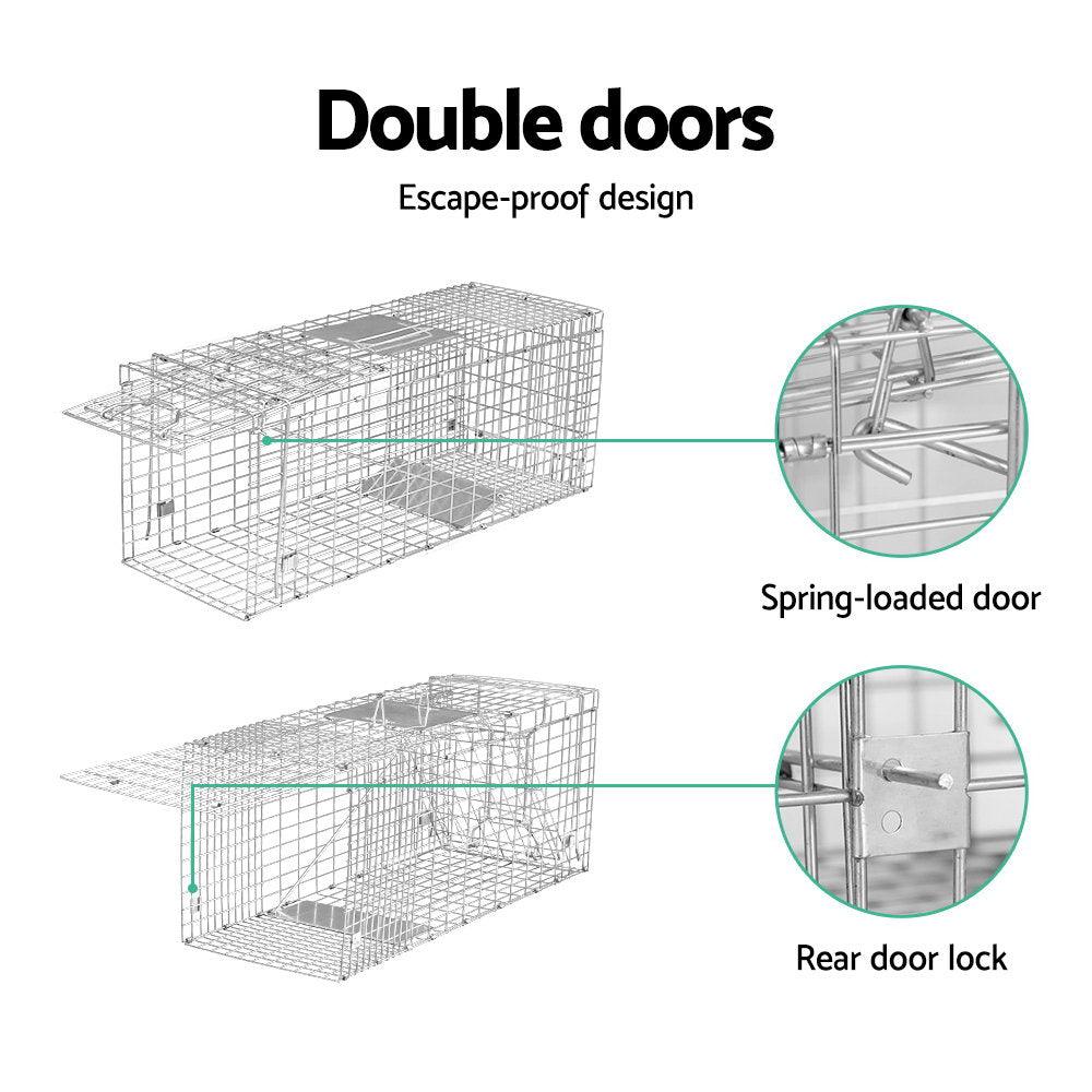 Buy Gardeon Animal Trap Cage Possum 79x28cm discounted | Products On Sale Australia