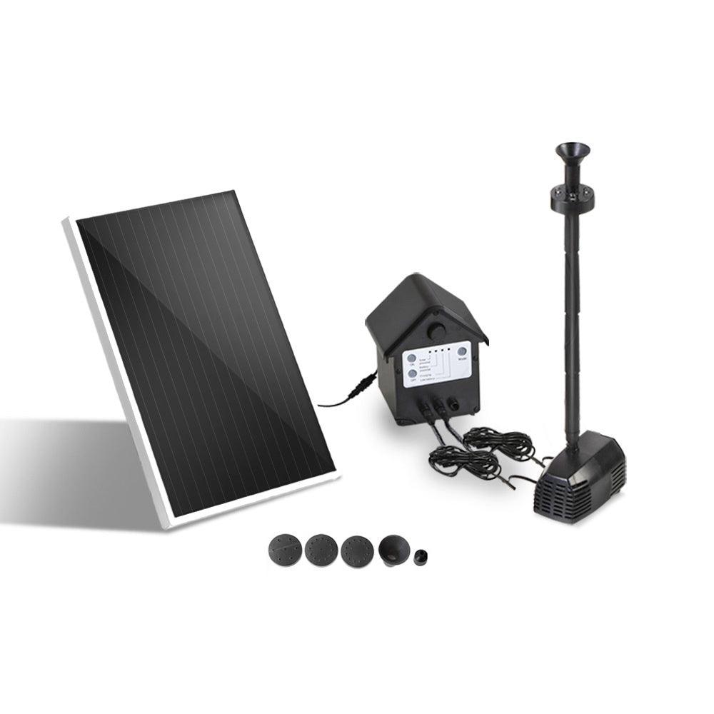 Buy Gardeon Solar Pond Pump with Battery Kit LED Lights 4FT discounted | Products On Sale Australia