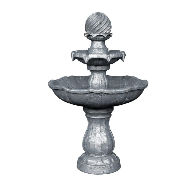 Buy Gardeon Solar Water Feature 3-Tier Fountain with Pump Kit Bird Bath 93CM Black discounted | Products On Sale Australia