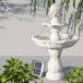 Buy Gardeon Solar Water Feature 3-Tier Fountain with Pump Kit Bird Bath 93CM Ivory discounted | Products On Sale Australia