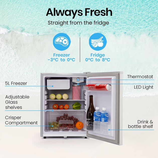 Buy GECKO 70L Portable Fridge Freezer for Car Camping Caravans Fridges Refrigerator Cooler 12V/24V/240V | Products On Sale Australia