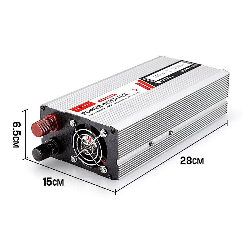 Buy GENPOWER 600W/1200W Pure Sine Wave 12V/240V Power Inverter Car Plug Caravan Boat discounted | Products On Sale Australia