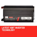 Buy GENPOWER Modified Sine Wave 2500W/5000W 12V/240V Power Inverter Car Caravan Boat discounted | Products On Sale Australia