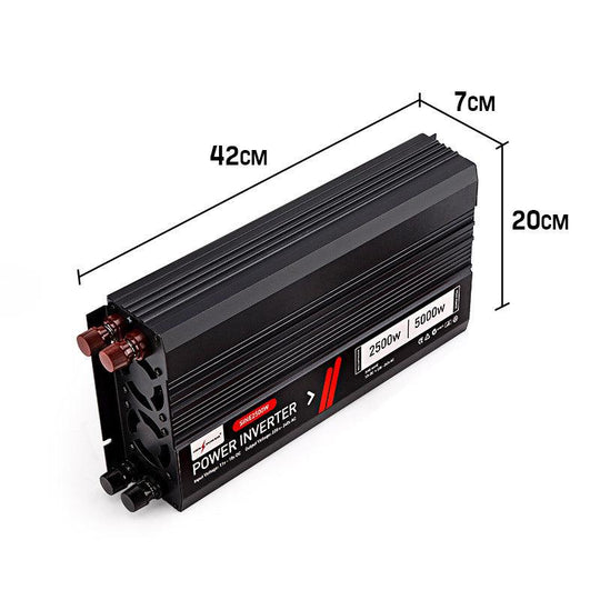 Buy GENPOWER Modified Sine Wave 2500W/5000W 12V/240V Power Inverter Car Caravan Boat discounted | Products On Sale Australia